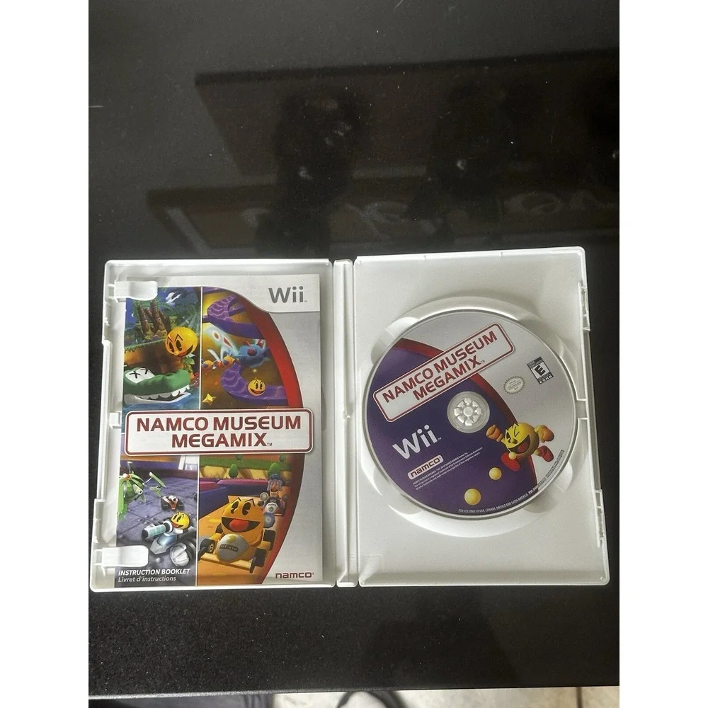Nintendo Wii Namco Museum MegaMix Video Game Used With Manual